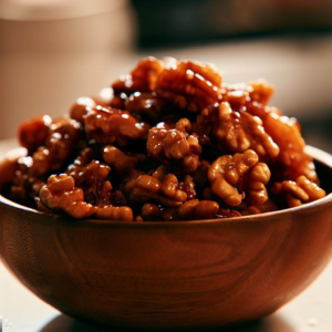 Honey & Cayenne Spice Walnuts