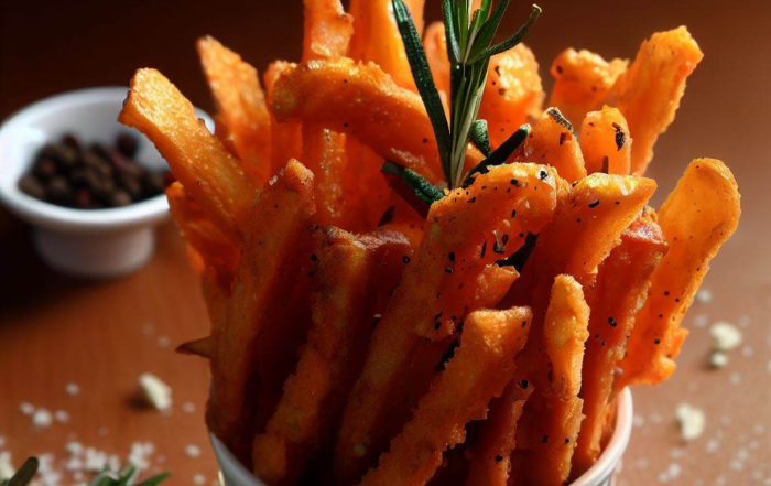 Enjoy these crispy, flavorful, low-sodium sweet potato fries as a side dish or a healthy snack!