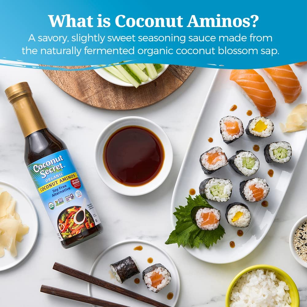 Organic Liquid Coconut Aminos – Sodium Smart Living